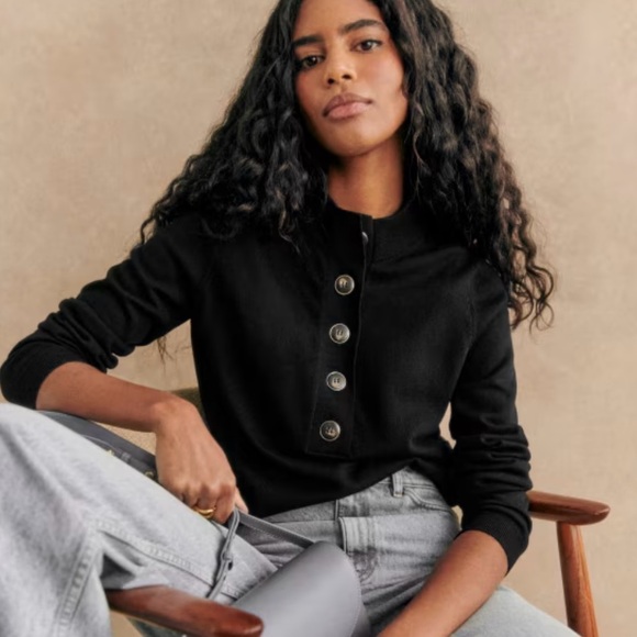 Sezane Sweaters - NWT SÉZANE Timothy Jumper Black - Size XS